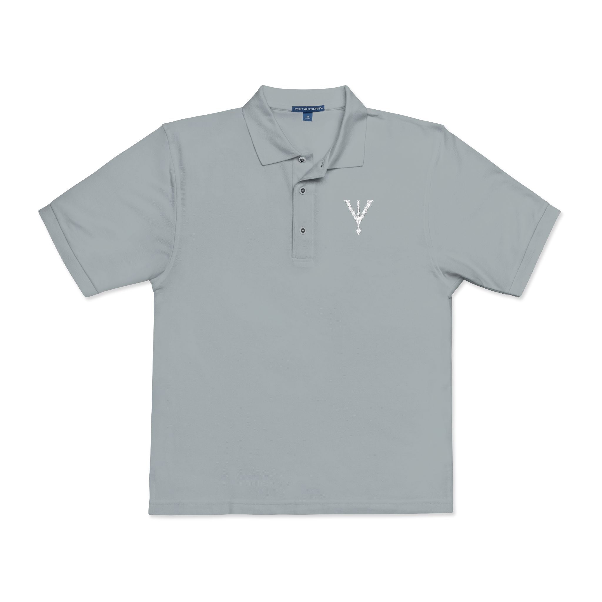 Minimalist Unisex Polo Shirt - Casual Chic Premium Grey Polo with Subtle Logo