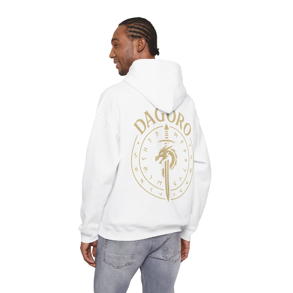 Dagoro Dragon Rune Mystic Hoodie — Nordic Runic Fantasy Hoodie