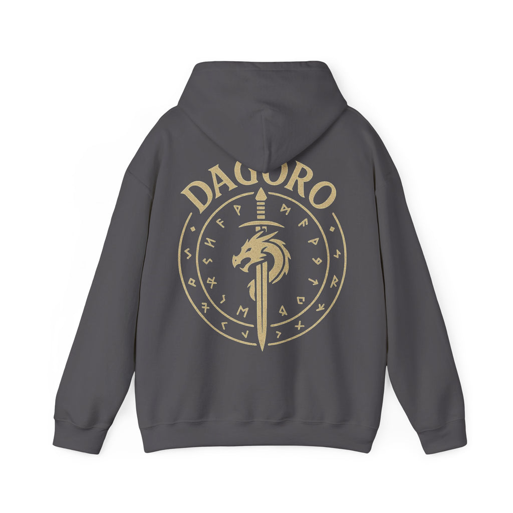 Dagoro Dragon Rune Mystic Hoodie — Nordic Runic Fantasy Hoodie
