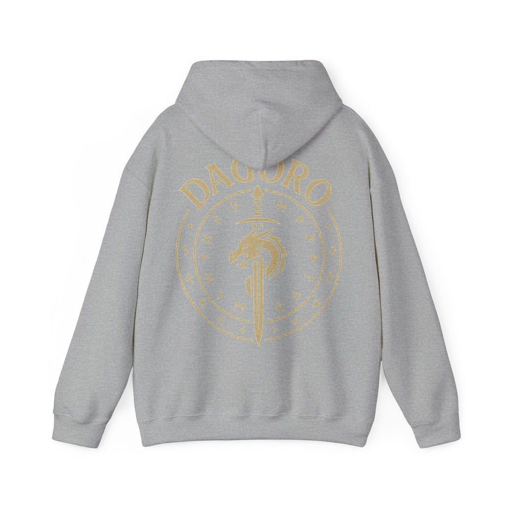 Dagoro Dragon Rune Mystic Hoodie — Nordic Runic Fantasy Hoodie