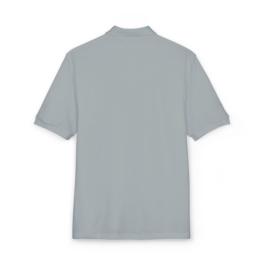 Minimalist Unisex Polo Shirt - Casual Chic Premium Grey Polo with Subtle Logo