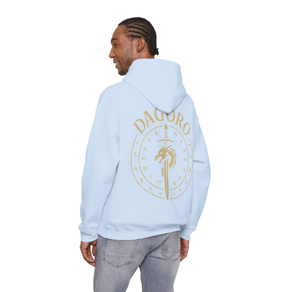 Dagoro Dragon Rune Mystic Hoodie — Nordic Runic Fantasy Hoodie
