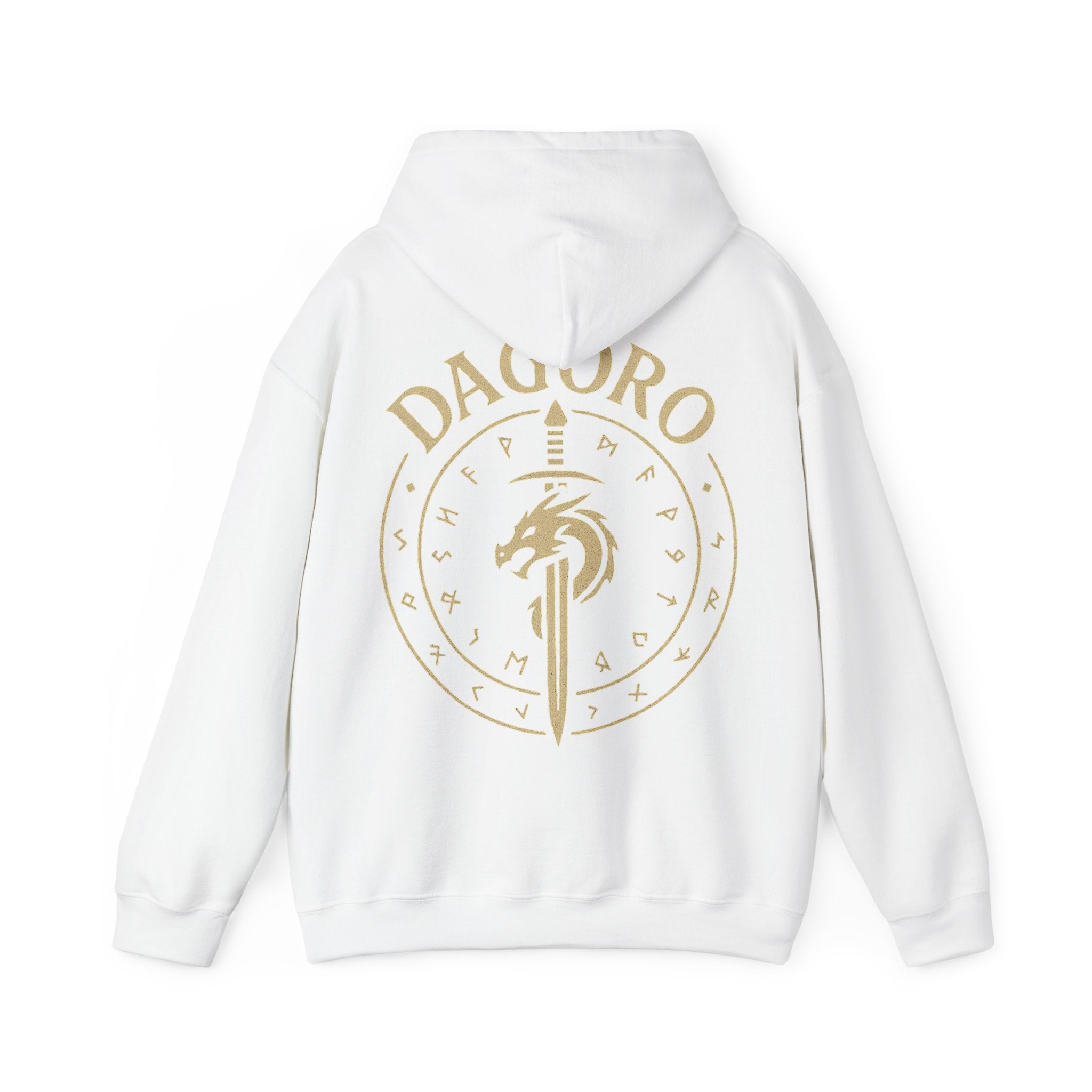 Dagoro Dragon Rune Mystic Hoodie — Nordic Runic Fantasy Hoodie