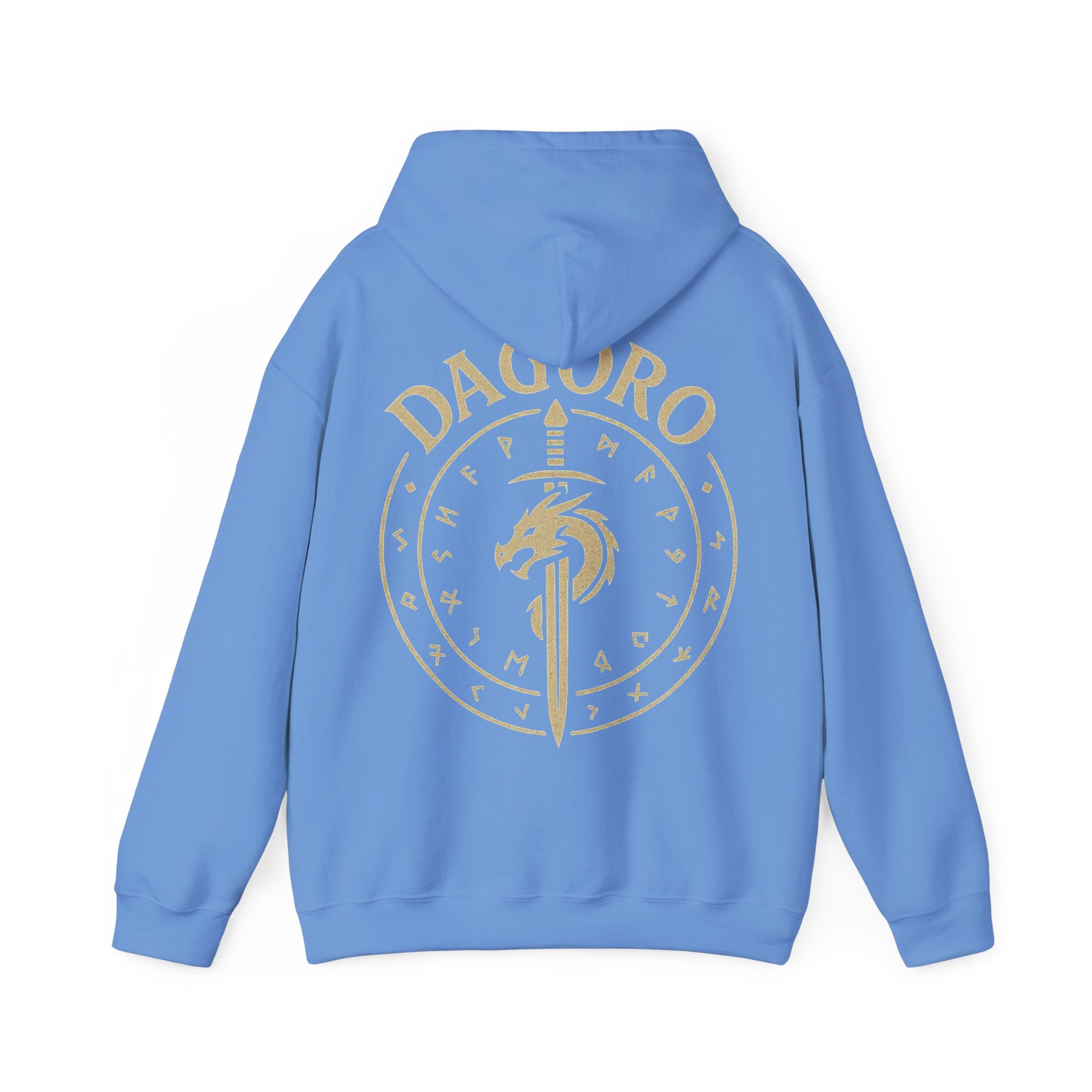 Dagoro Dragon Rune Mystic Hoodie — Nordic Runic Fantasy Hoodie