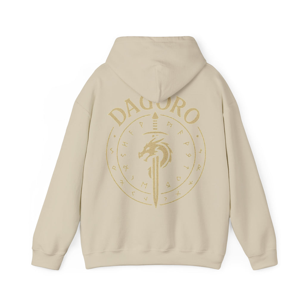 Dagoro Dragon Rune Mystic Hoodie — Nordic Runic Fantasy Hoodie