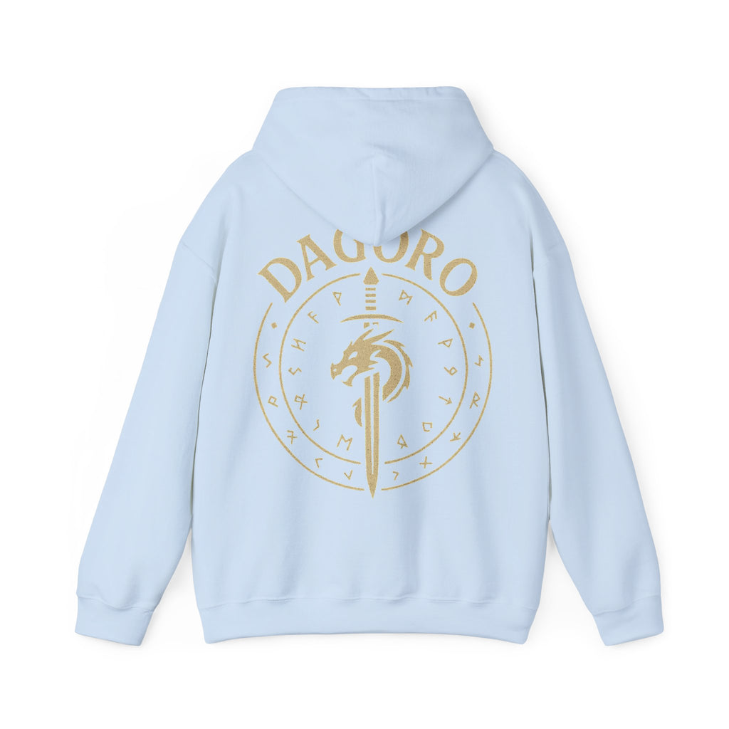 Dagoro Dragon Rune Mystic Hoodie — Nordic Runic Fantasy Hoodie