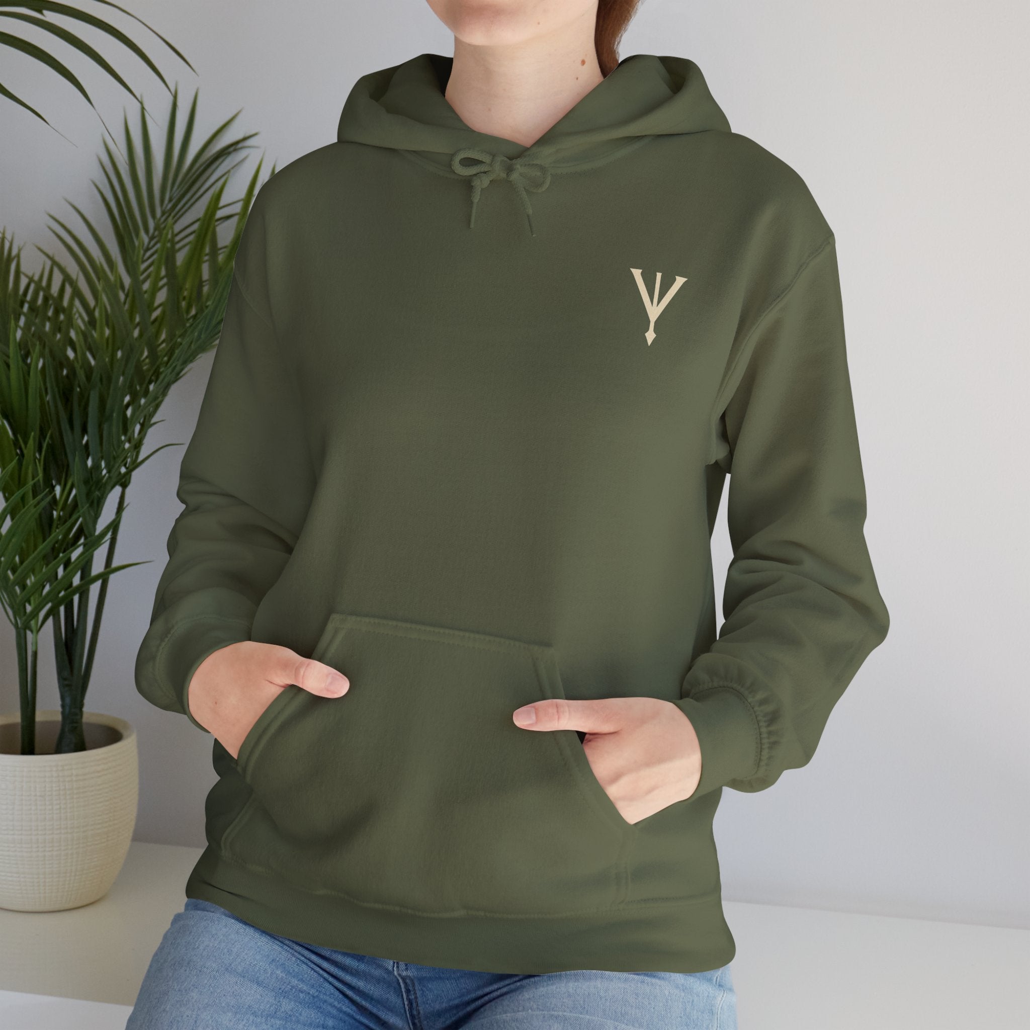 Dagoro Dragon Rune Mystic Hoodie — Nordic Runic Fantasy Hoodie