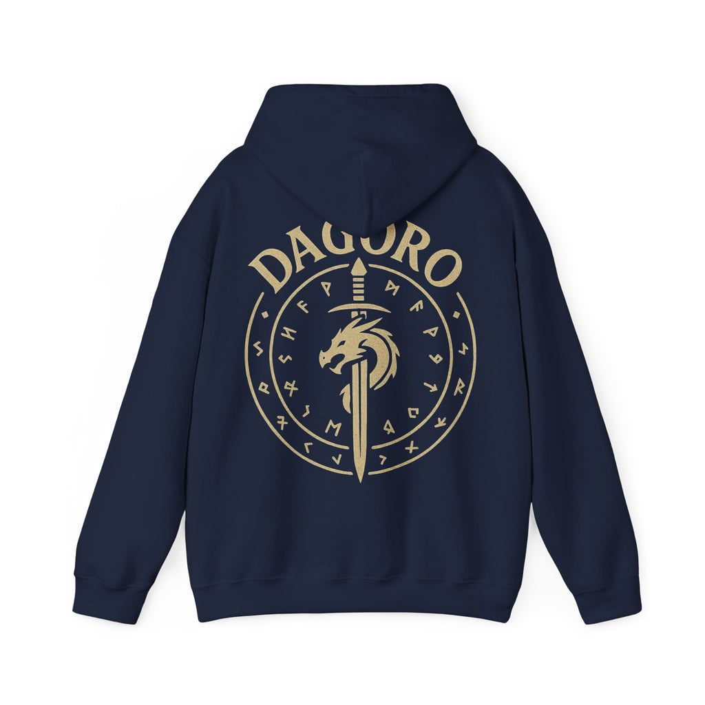 Dagoro Dragon Rune Mystic Hoodie — Nordic Runic Fantasy Hoodie
