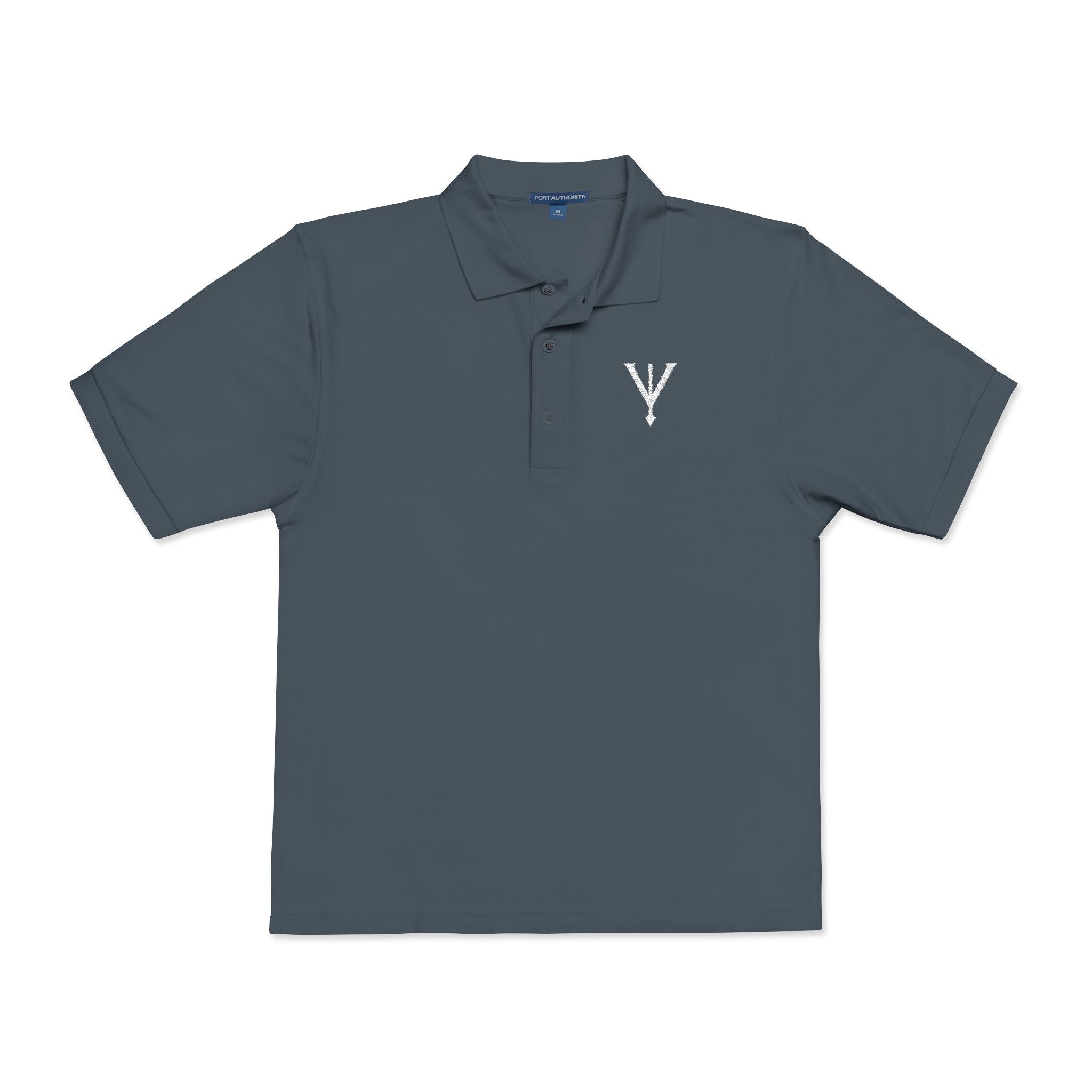 Minimalist Unisex Polo Shirt - Casual Chic Premium Grey Polo with Subtle Logo