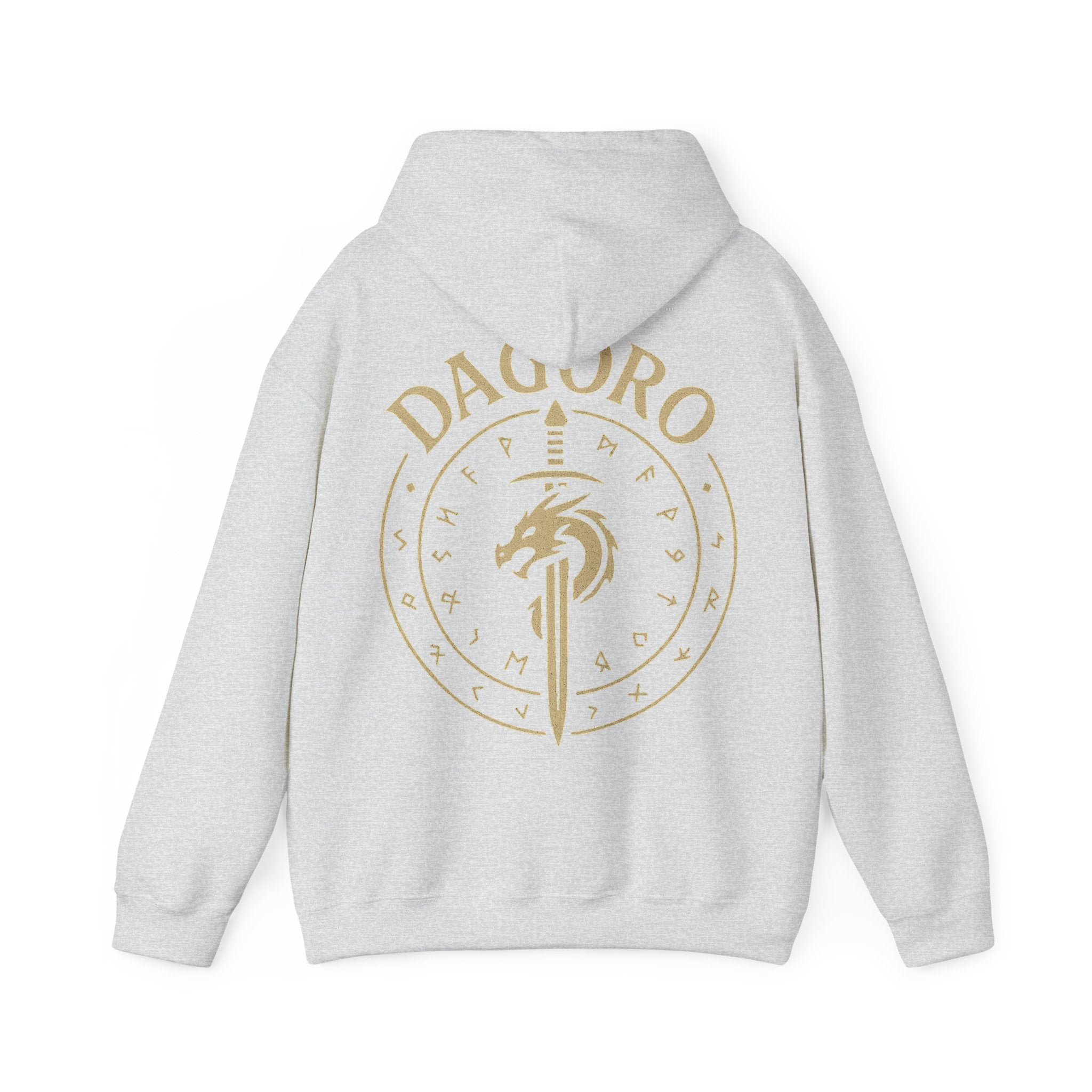 Dagoro Dragon Rune Mystic Hoodie — Nordic Runic Fantasy Hoodie